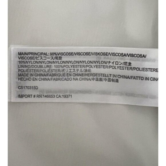 C/MEO Collective Ivory White Dress Size Small EUC Strap Halter Top Asymmetrical - Picture 9 of 11